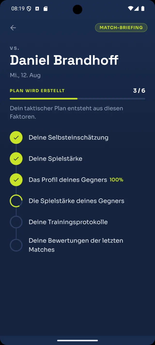 Match-Briefing: aus welchen Faktoren dein taktischer Plan entsteht